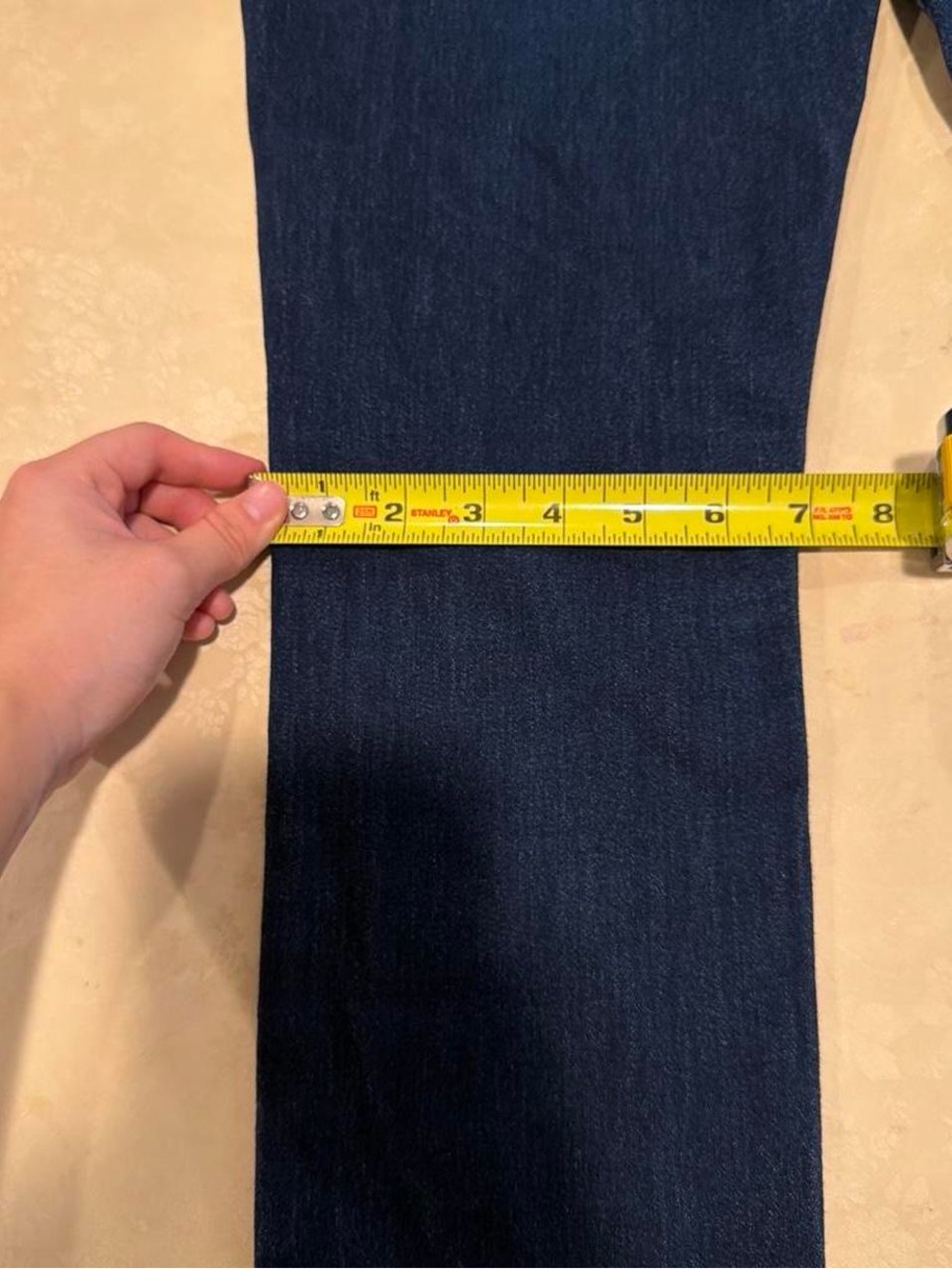 Old Navy Women's Indigo Straight-Leg Jeans - Picture 3 of 5